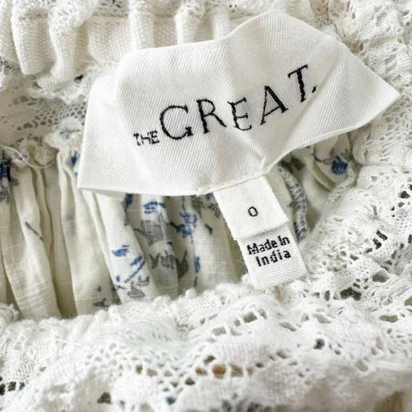 The Great. • The Hideaway Floral Midi Dress NWOT - Picture 5 of 16